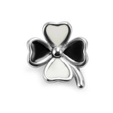 10*5mm Stainlss Steel Clover Slide Charms for Leather Bracelet Making