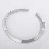 Stainless Steel V Shape Choker Necklace Collares Jewelry