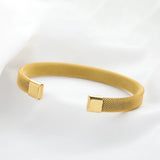 Stainless Steel Couple Bracelets Adjustable Bangles Jewelry Gift
