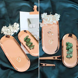 Stainless Steel Cosmetic Jewelry Organizer Trays