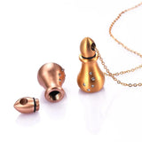 Stainless Steel Cremation Jewelry Ash Keepsake Necklace Urn Pendant