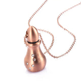 Stainless Steel Cremation Jewelry Ash Keepsake Necklace Urn Pendant