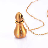 Stainless Steel Cremation Jewelry Ash Keepsake Necklace Urn Pendant