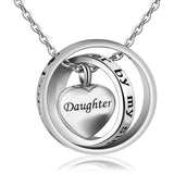 No Longer by My Side Forever in My Heart Locket Necklace