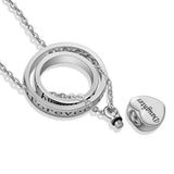 No Longer by My Side Forever in My Heart Locket Necklace