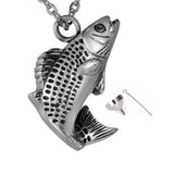Heart Pendant Urn Necklace Stainless Steel Cremation Jewelry for Ashes