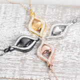 Eye Heart Stainless Steel Cremation Jewelry - Ashes Pendant