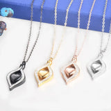 Eye Heart Stainless Steel Cremation Jewelry - Ashes Pendant