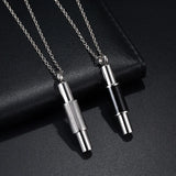 Stainless Steel Cremation Jewelry Urn Necklace Keepsake