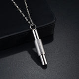 Stainless Steel Cremation Jewelry Urn Necklace Keepsake