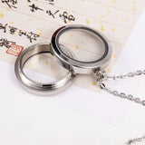 Stainless Steel Cremation Urn Necklace Ashes Jewelry
