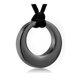 Stainless Steel Cremation Urn Necklace Eternity Pendant for Women