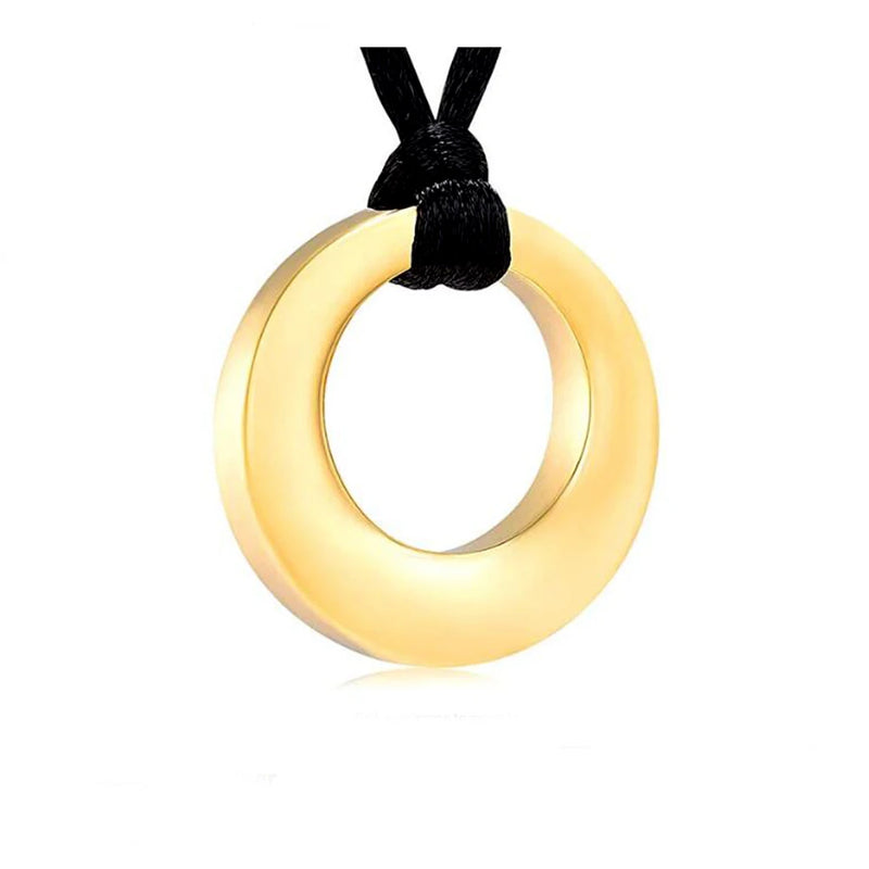 Stainless Steel Cremation Urn Necklace Eternity Pendant for Women