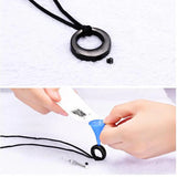 Stainless Steel Cremation Urn Necklace Eternity Pendant for Women
