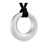 Stainless Steel Cremation Urn Necklace Eternity Pendant for Women