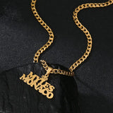 Personalised Stainless Steel Double Name Plate Necklace for Men and Couples