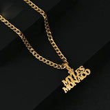 Personalised Stainless Steel Double Name Plate Necklace for Men and Couples