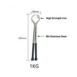 Stainless Steel Crucible Tongs 2kg Graphite Melting Holder Jewelry Tools