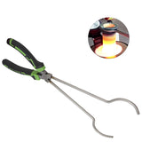 Stainless Steel Crucible Tongs Graphite Melting Plier Holder Clamp