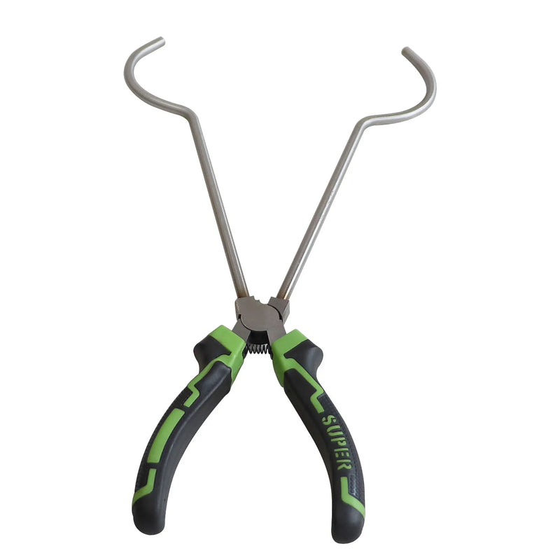Stainless Steel Crucible Tongs Graphite Melting Plier Holder Clamp