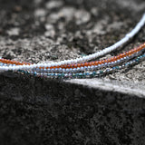 Stainless Steel Crystal Necklace Ice Beads Choker Jewelry Collier Femme