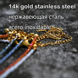 Stainless Steel Crystal Necklace Ice Beads Choker Jewelry Collier Femme