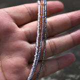 Stainless Steel Crystal Necklace Ice Beads Choker Jewelry Collier Femme