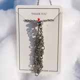 Crystal Net Metal Necklace Stone Collecting Holder Cage Necklace