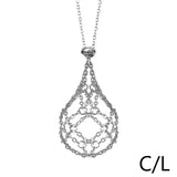 Crystal Net Metal Necklace Stone Collecting Holder Cage Necklace