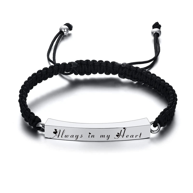 Stainless Steel Cube Cremation Urn Locket Bangle Bracelet