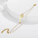 Arabian Name Bracelets Double Layer Valentines