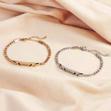 Stainless Steel Baby Bracelet Name Adjustable ID Bracelet