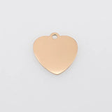 Stainless Steel Heart Charms 24*25mm Pendant