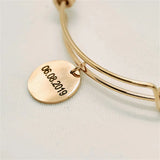 Personalised Stainless Steel Name Bangles for Women