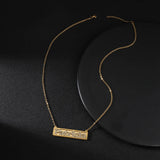 Personalized Stainless Steel Diamond Name Necklace