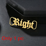 Stainless Steel Engraved Name Shoe Tag for Couples