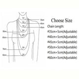 Personalized Stainless Steel Name Necklace with Cuban Chain for Men