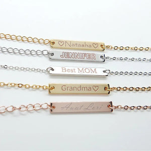Custom Engraved Stainless Steel Glasses Chain for Women