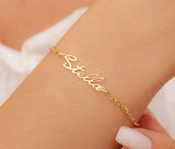 Personalized Steel Name Bracelet