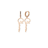 Customized Stainless Steel Name Earrings