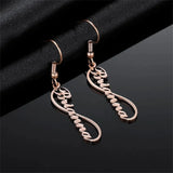 Personalized Stainless Steel Name Earrings