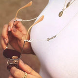 Stainless Steel Name Glasses Chain Personalized Mask Chain Necklace