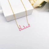 Custom Arabic Name Necklace in Stainless Steel