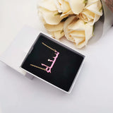 Custom Arabic Name Necklace in Stainless Steel
