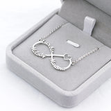 Personalized Stainless Steel Name Necklace Infinity Pendant Jewelry