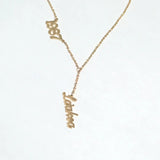 Heart Pendant Stainless Steel Name Necklace