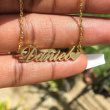Personalized Steel Name Necklace