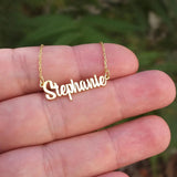 Personalized Steel Name Necklace