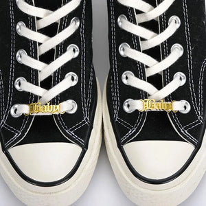 Custom Stainless Steel Name Shoe Buckle - Personalized Jewelry