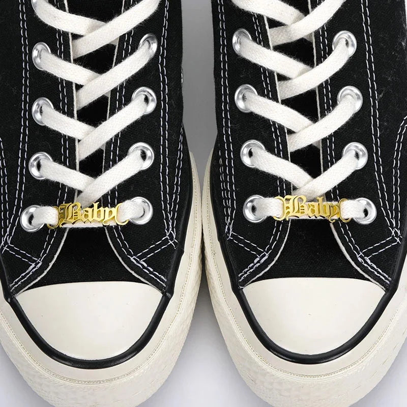 Custom Stainless Steel Name Shoe Buckle - Personalized Jewelry